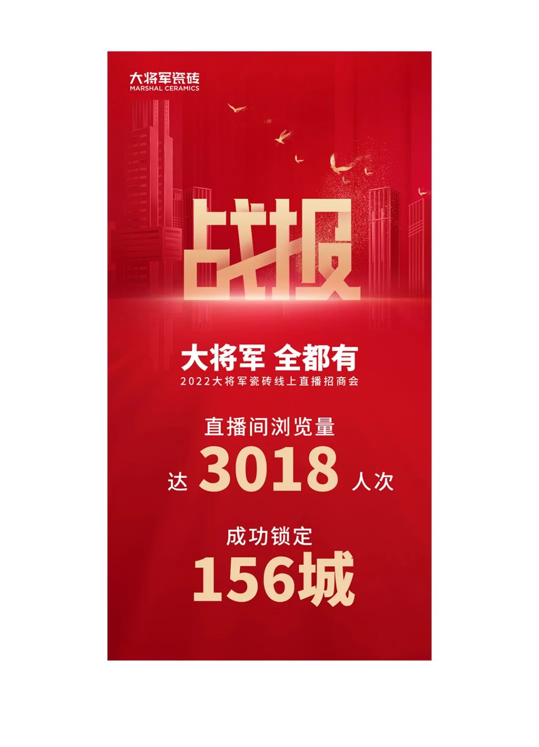 一線品牌大將軍瓷磚，招商盛起！再次開(kāi)啟黃金時(shí)代！(圖3)